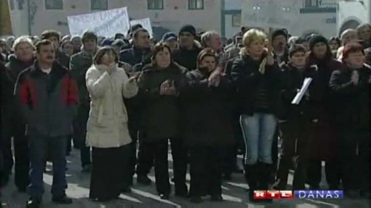 Masovni prosvjedi diljem Hrvatske