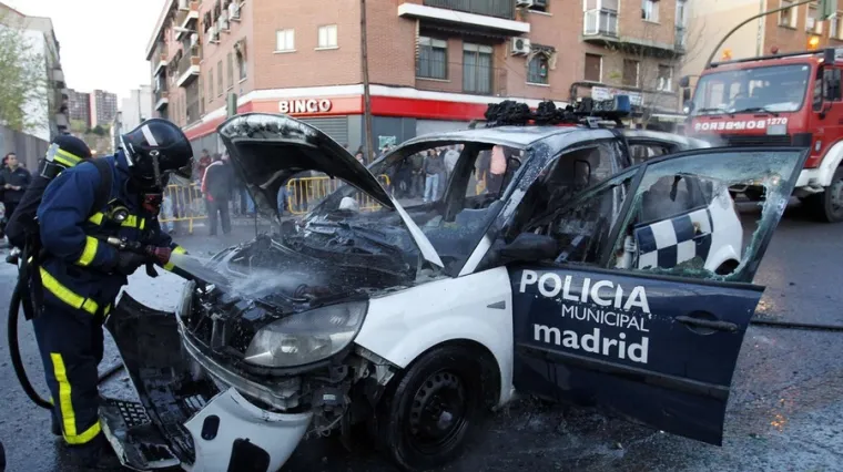 Zapalili policijski automobil