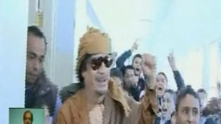 Gadafi u &scaron;kolskim klupama