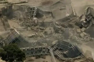 Zgrada srušena u sekundi