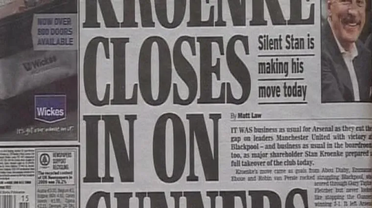 Kroenke kupio Arsenal