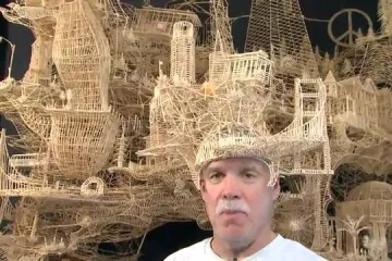 Izgradio grad od čačkalica