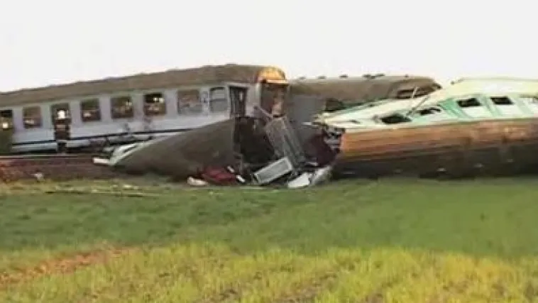 Sudar putničkog vlaka i kamiona