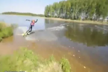 Zabio se ravno u šator