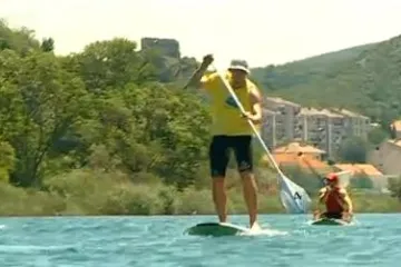 Daskom i veslom niz Zrmanju