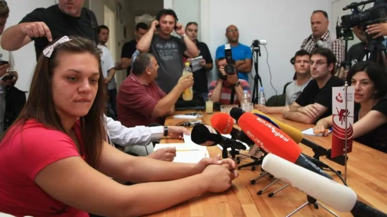 Sandra Perković u suzama