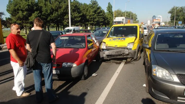 Lančani sudar u Zagrebu