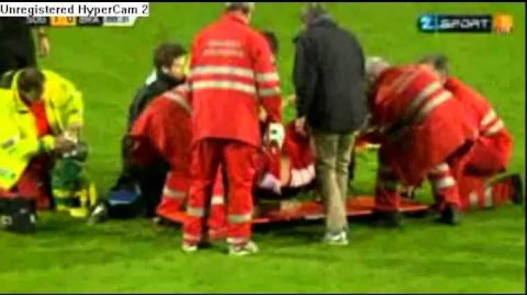 Umalo tragedija na terenu