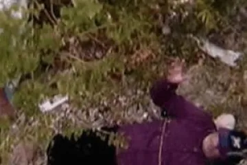 Preživio pad u provaliju jedući lišće