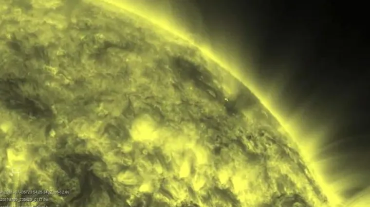 Spektakularno oslobađanje 'solarne baklje'