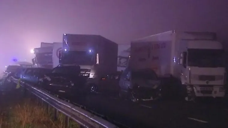 Najstrašniji lančani sudar u povijesti Britanije