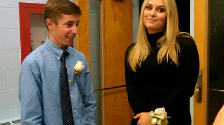 Lindsey Vonn &scaron;okirala dječaka