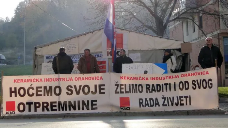 Radnici KIO Orahovice prijete &scaron;trajkom glađu!