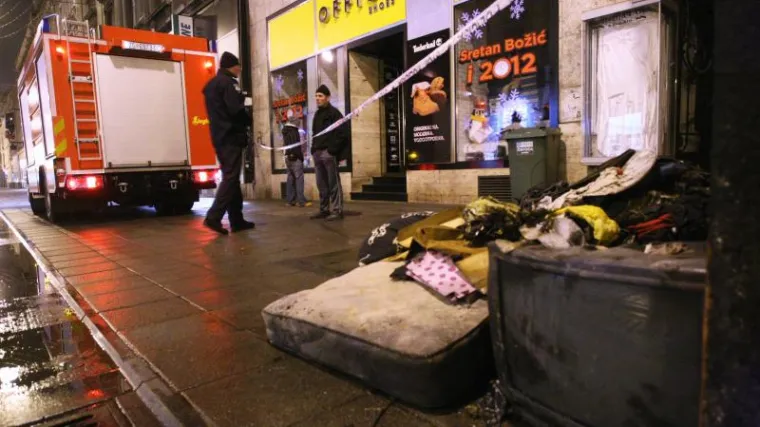 Požar u središtu Zagreba, više ljudi ozlijeđeno