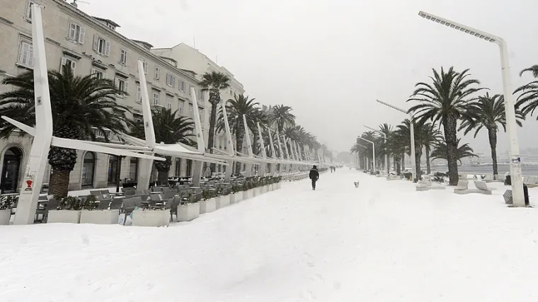 Kerum Splićanima: Pa kako žive ljudi u Sibiru na -20?!