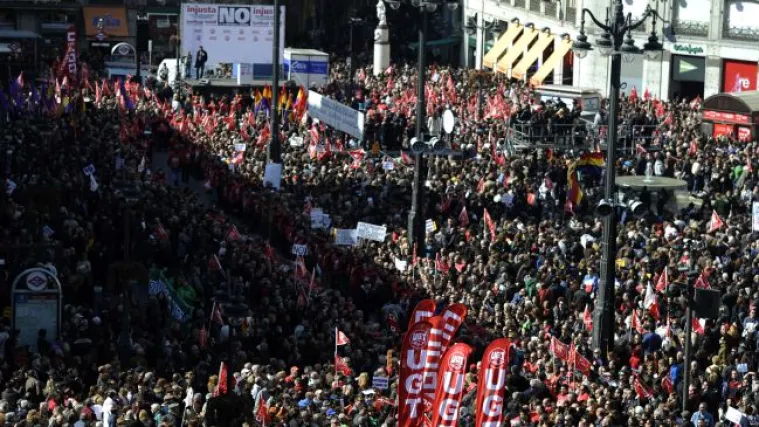 Pola milijuna &Scaron;panjolaca prosvjeduje protiv reformi