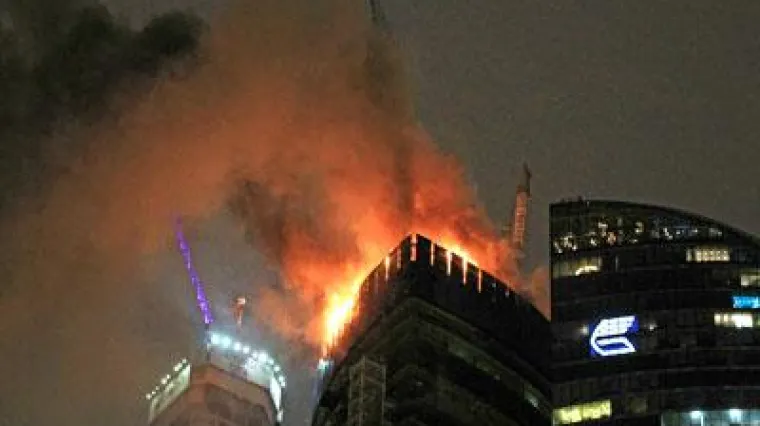 Vatra poharala najvi&scaron;i neboder u Europi!