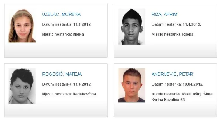 Nestalo pet tinejdžera u tjedan dana!