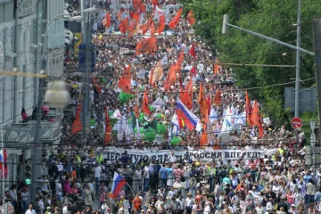 Moskva opet na nogama: 100.000 ljudi protiv Putina!