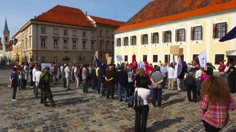 Prosvjednici konačno 'otvorili' Markov trg