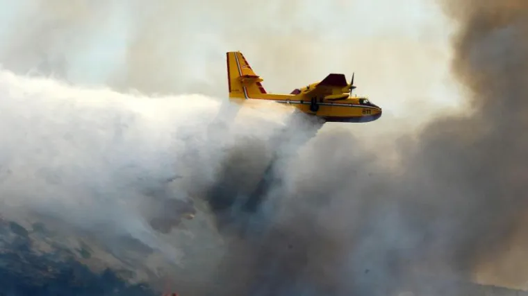 Lokaliziran požar na minski sumnjivom području kraj Skradina