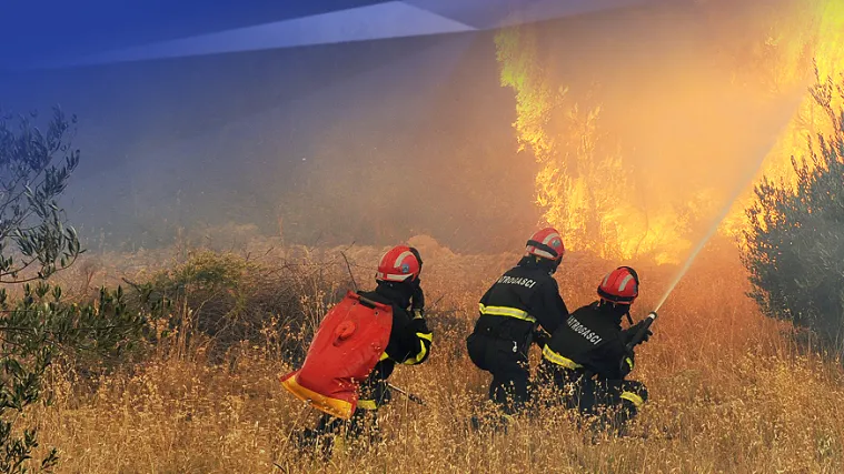 Opet se aktivirao požar na minski sumnjivom području