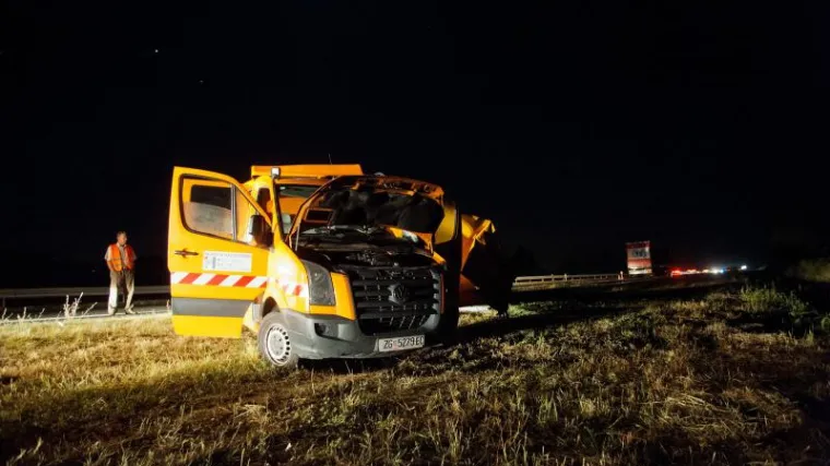 &Scaron;leper kod Ivanić-Grada naletio na vozilo HAC-a!