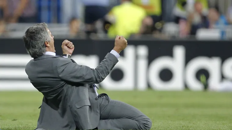 Mourinho na koljenima proslavio pobjednički gol!