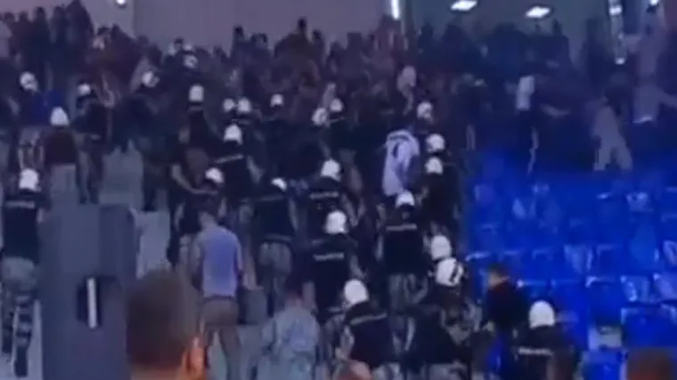 Potukli se navijači Budućnosti i Partizana