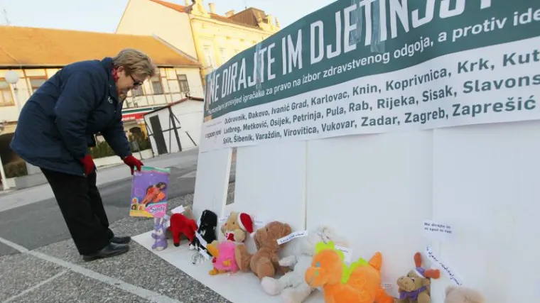 Igračke prosvjedovale protiv zdravstvenog odgoja