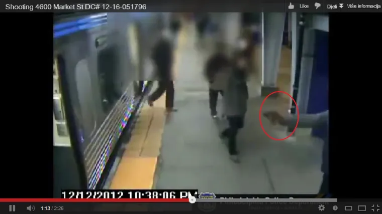 Snimka pucnjave u metrou nakon žestoke svađe