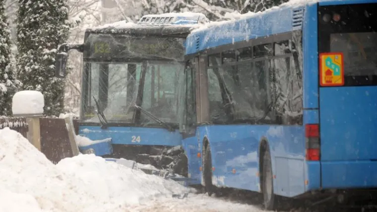 Zagreb: Sudar autobusa za 'dobro jutro'