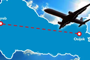 Posrnula Zračna luka Osijek do daljnjeg bez letova
