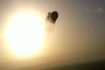 Pogledajte snimku stravičnog pada balona