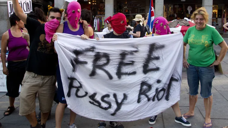 Privedeni prista&scaron;e skupine Pussy Riot
