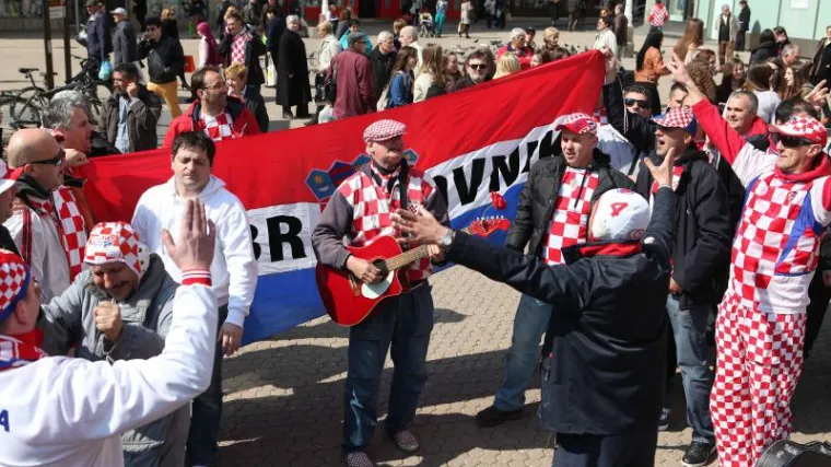 Pogledajte kako je to izgledalo u Zagrebu uoči utakmice!