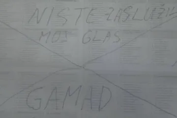 Rekordan broj nevažećih listića: 'Niste zaslužili moj glas'