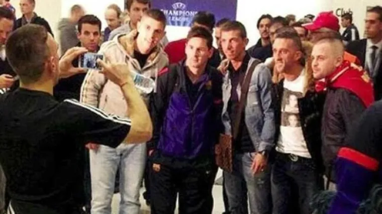 Ribery nakon utakmice fotografirao Messija