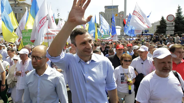 Kličko predvodi prosvjed: 'Oslobodite Juliju Timo&scaron;enko!'