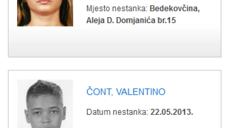 Međunarodni dan nestale djece: 'Nestanak prijavite odmah'