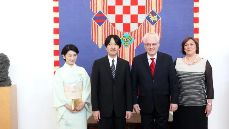 Josipović primio japanskog princa i princezu