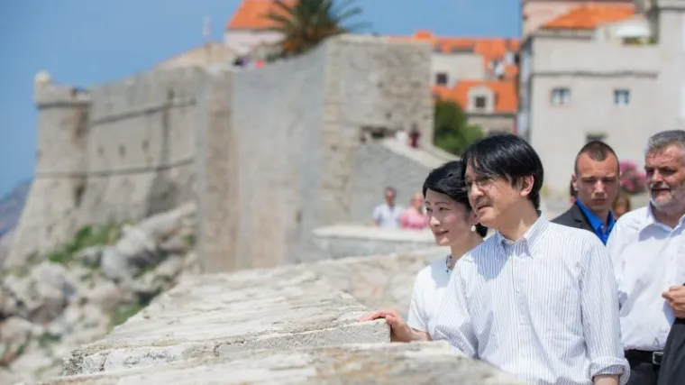 Japanski prinčevski par se divio Dubrovniku