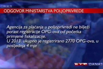 Malen broj fiskalnih kasa na tržnicama