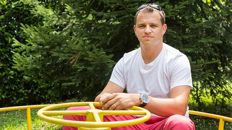 Jadran Rubeša - trener u školi plivanja za djecu s teškoćama u razvoju