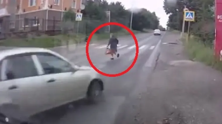 Bakica pretrčavala cestu i izazvala kaos!