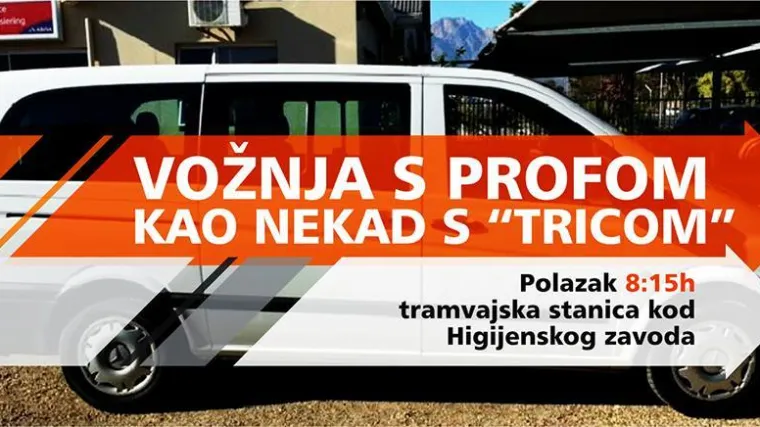 Umjesto tramvaja, putnike prevozi ministar obrazovanja
