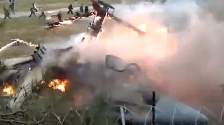 Vojni helikopter sru&scaron;io se u stambenoj četvrti!