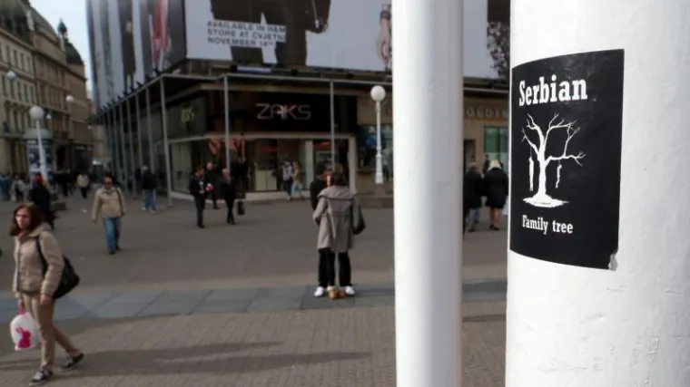 Usred Zagreba osvanula naljepnica morbidnog sadržaja!