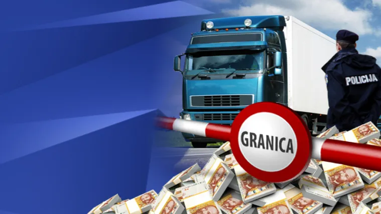 Na Tovarniku u kamionu prona&scaron;li 4,75 milijuna eura