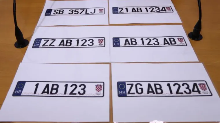 Ovo su prijedlozi novih registracijskih pločica!